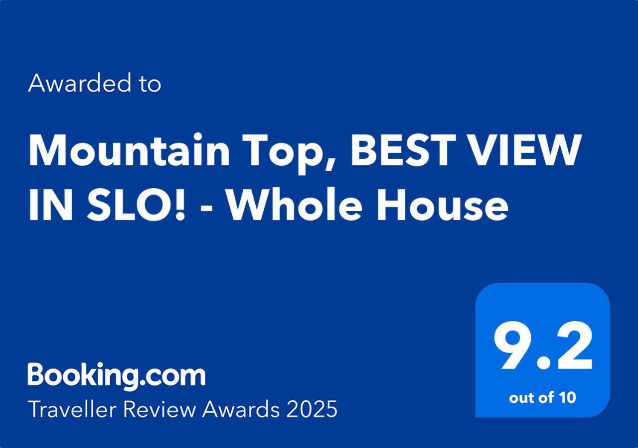 Mountain Top Getaway, Best View In Slo! - Whole House San Luis Obispo Extérieur photo